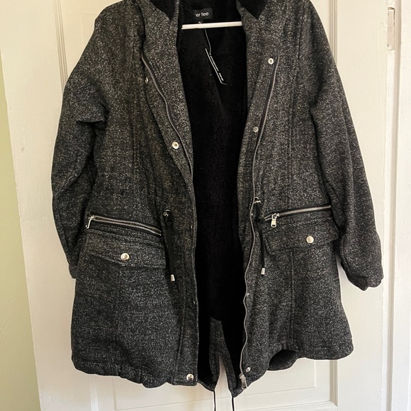 Paper Tee Charcoal Utility Jacket - Picture 1 of 15